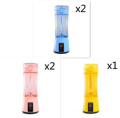 Portable USB Rechargeable Juicer Cup – 380ml Personal Blender