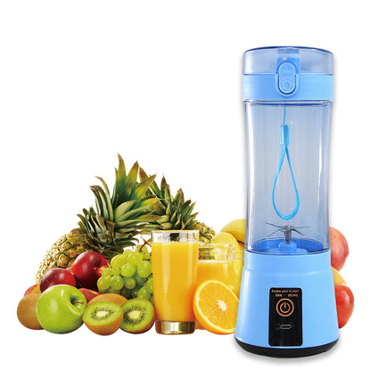 Portable USB Rechargeable Juicer Cup – 380ml Personal Blender