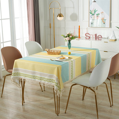Household Waterproof Tea Table, Dining Table, Desk, Tablecloth, Cloth, Dustproof Tablecloth