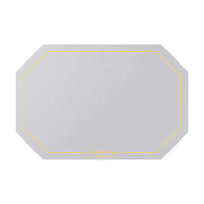 Octagonal Leather Placemat Waterproof Household Table Mat Heat Proof Mat Placemat