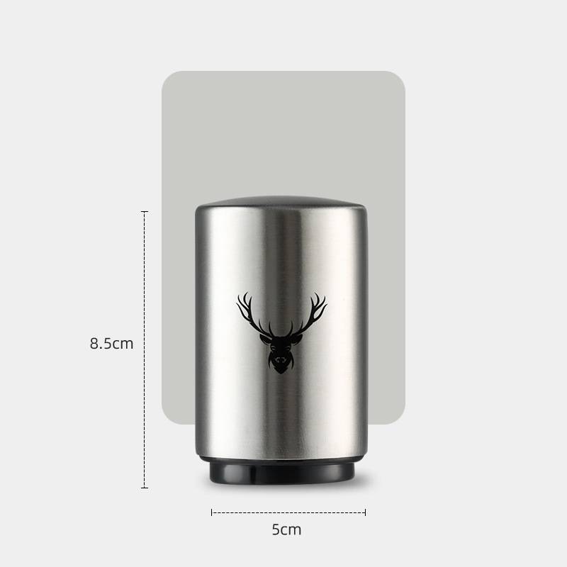 Stainless steel beer bottle opener press type