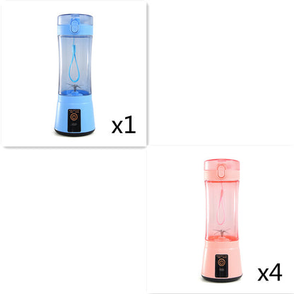 Portable USB Rechargeable Juicer Cup – 380ml Personal Blender
