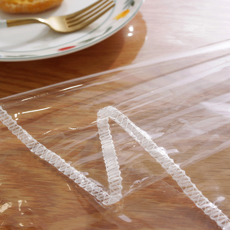 Transparent PVC Thin Waterproof And Oil-proof Tablecloth