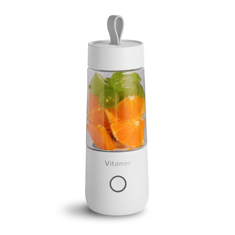 350ml Portable Blender Juicer – USB Rechargeable Personal Smoothie & Juice Mixer Bottle