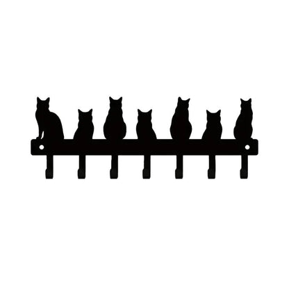 Cat Design Storage Hook Multifunctional Home Decoration Key Holder