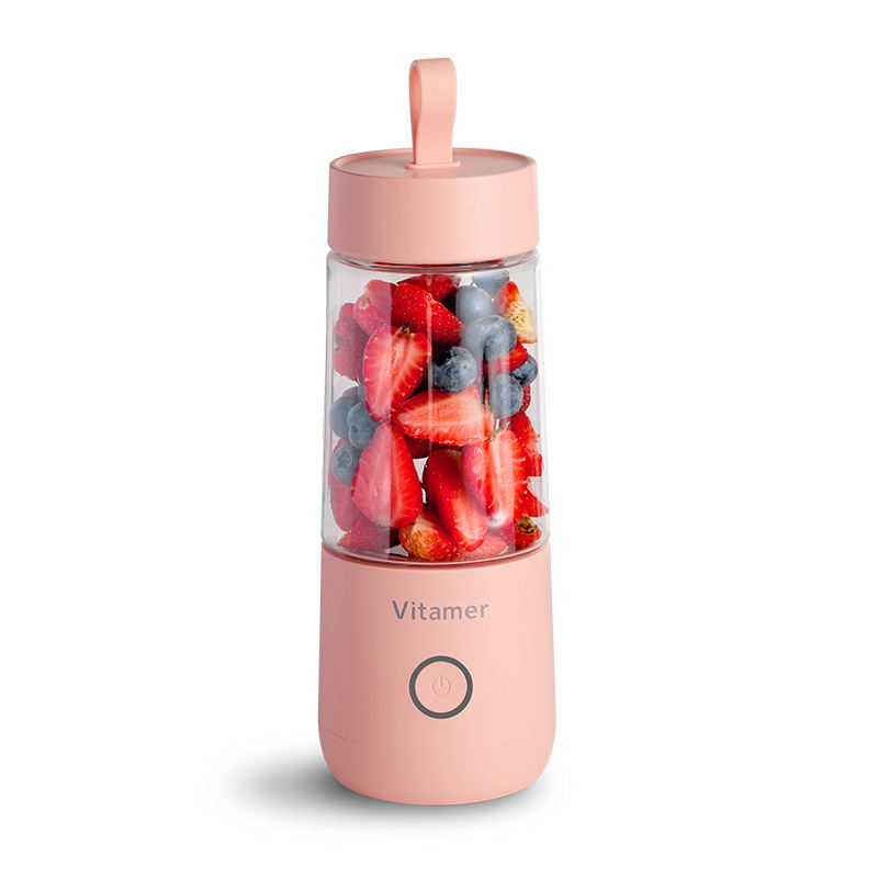 350ml Portable Blender Juicer – USB Rechargeable Personal Smoothie & Juice Mixer Bottle