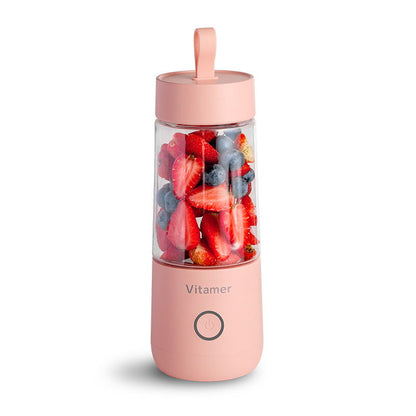 350ml Portable Blender Juicer – USB Rechargeable Personal Smoothie & Juice Mixer Bottle