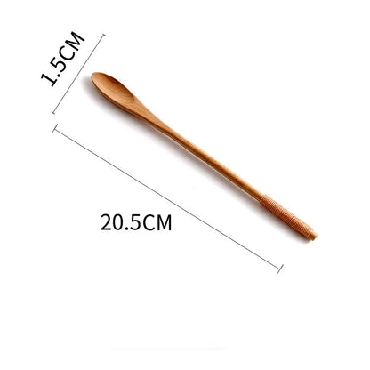 Environmentally Friendly Nanmu Long Handle Spoon