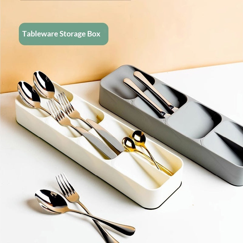 Cutlery Organizer For Kitchen Drawer Divided Storage Box For Forks