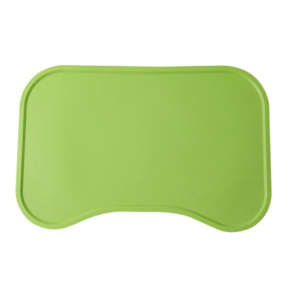 Dog Food Mat For Floors Waterproof,Thicker Cat Food Mat Non-Slip,Dog Bowl Mats For Food And Water,Pet Feeding Mat Silicone,Raised Edges To Prevent Tray For Dog Bowls