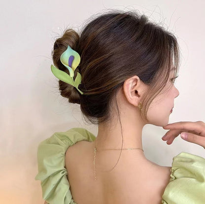 Women's Fashion Temperament Calla Lily Styling Hairpin