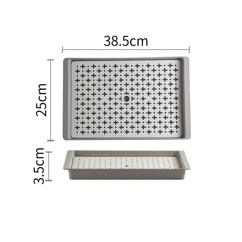 Tray Tabletop Storage Tray Tea Set Drain Tray