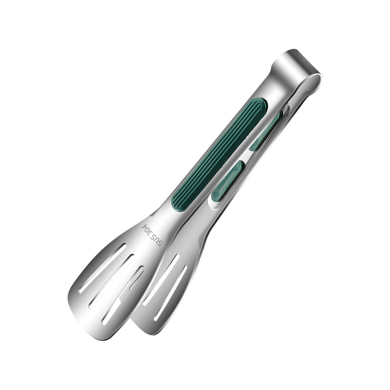7/9/12 Inch Kitchen Tongs – 304 Stainless Steel Non-Slip Grill & Salad Tongs for Cooking BBQ Kitchen Use