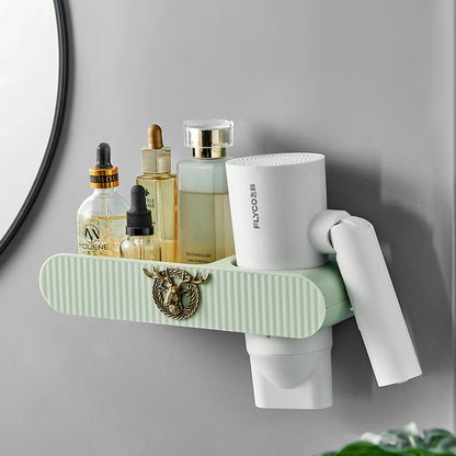 Household Punch-free Toilet Hair Dryer Rack