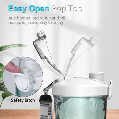 Portable Personal Blender Juicer – 6-Blade Mini Smoothie & Shake Maker