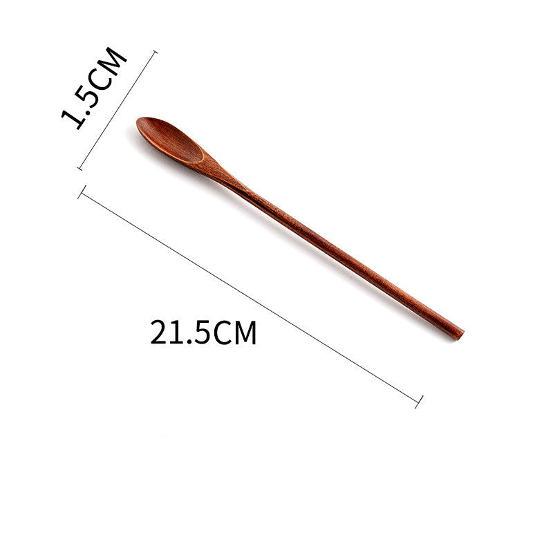 Environmentally Friendly Nanmu Long Handle Spoon