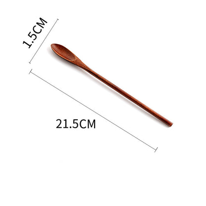 Environmentally Friendly Nanmu Long Handle Spoon