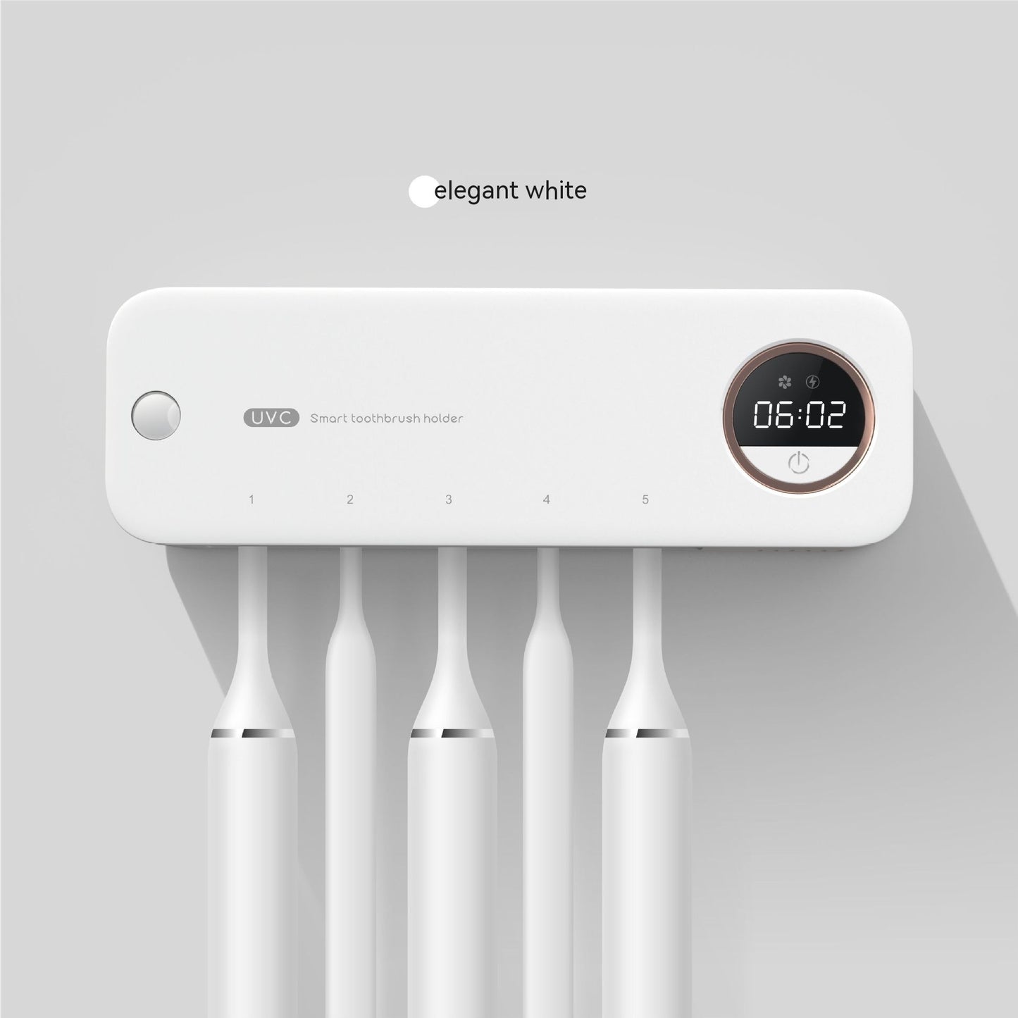 Smart Toothbrush Sterilizer 2-in-1 UV Disinfection Holder