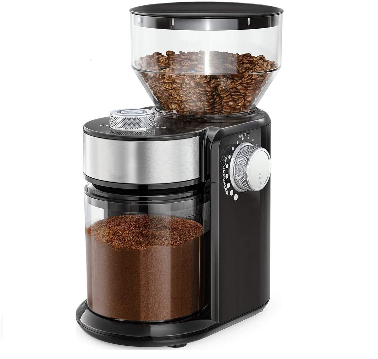 Electric Coffee Bean Grinder – Adjustable 18 Level Coffee Grinder