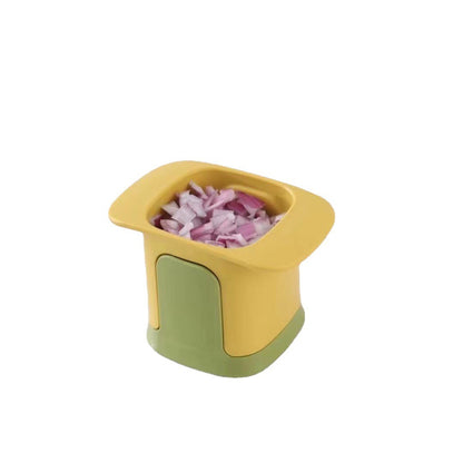 Onion Dicer and French Fry Slicer – Vegetable Cutter for Carrot, Ham, Cucumber, and Potato