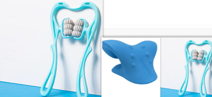 Multifunctional Manual Six-Wheel Neck Massage Roller Tool