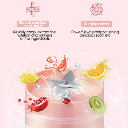 Portable USB Rechargeable Blender Juicer Cup – Multi-Function Smoothie & Fruit Mixer Bottle
