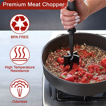 Nylon Meat Chopper & Masher – Non-Stick Cookware Tool