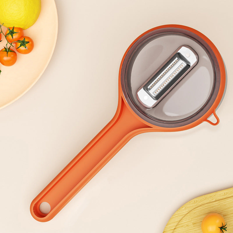 Multi-Functional Kitchen Peeler with Built-In Storage