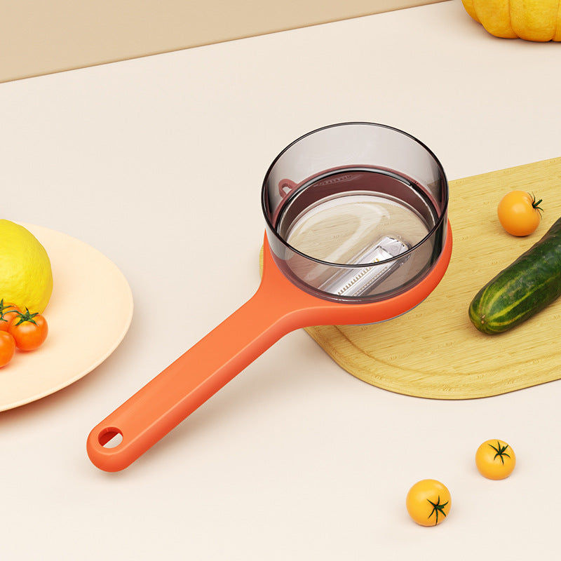 Multi-Functional Kitchen Peeler with Built-In Storage