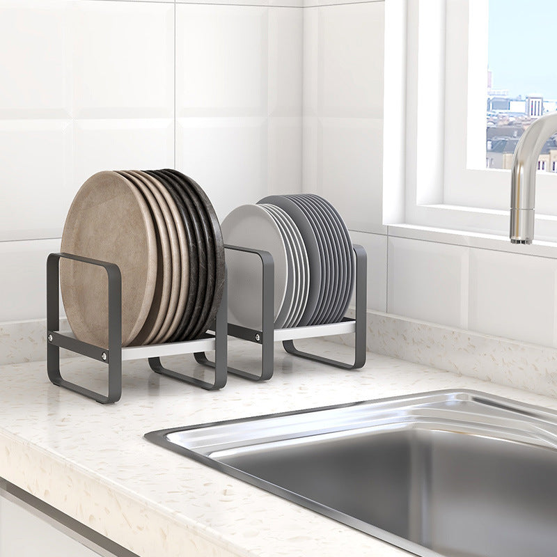 Metal Silica Gel Bottom Pad Dish Storage Rack
