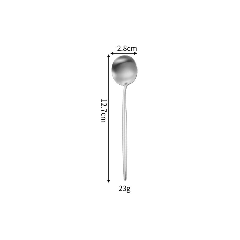Sanding Thick Portuguese Knife, Fork And Spoon Suit 304 Stainless Steel Tableware