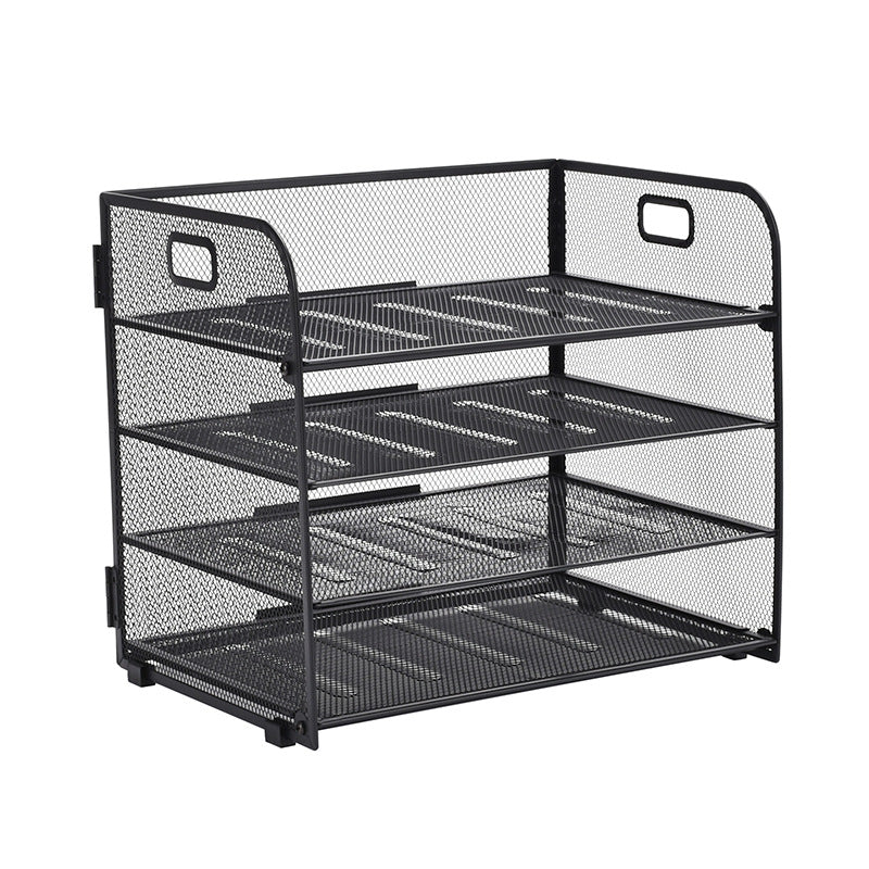 Desktop Multi-layer Metal Mesh Storage Rack