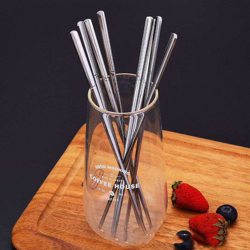 Stainless steel chopsticks korean style chopsticks