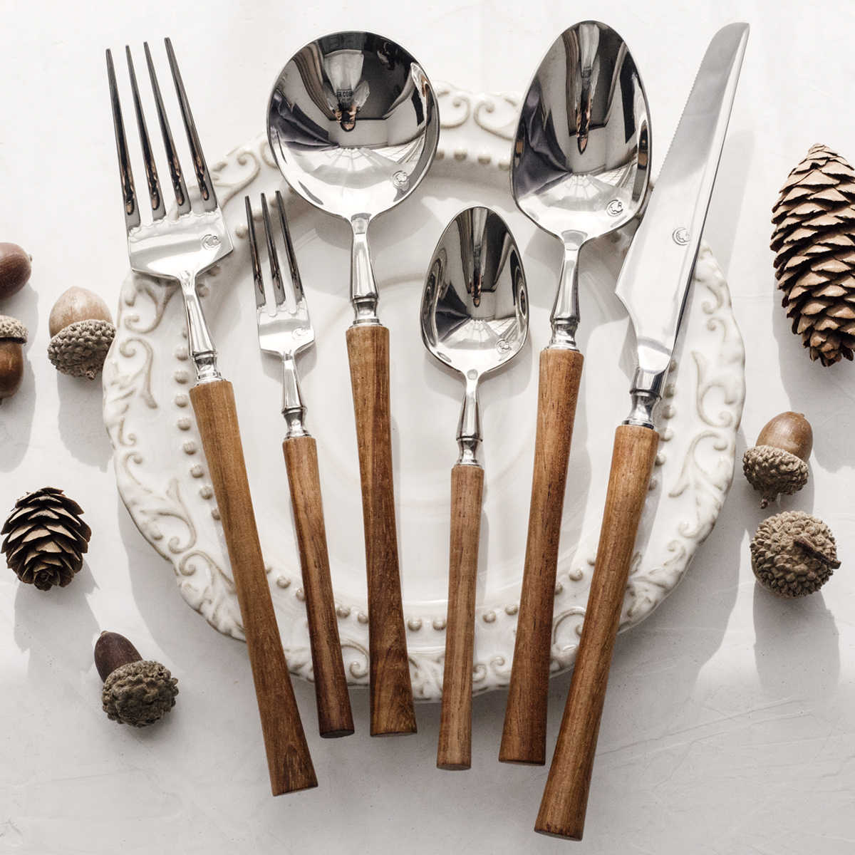 304 Stainless Steel Ins French Knife Fork And Spoon Retro Style