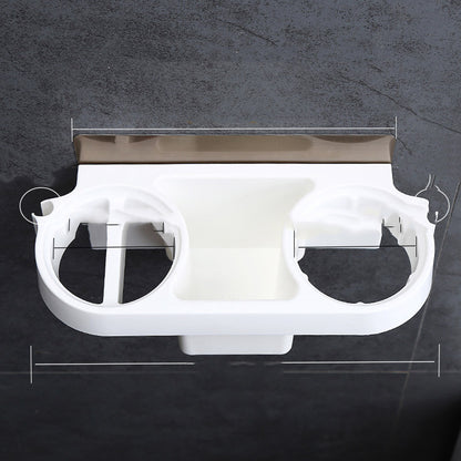 Hair dryer rack