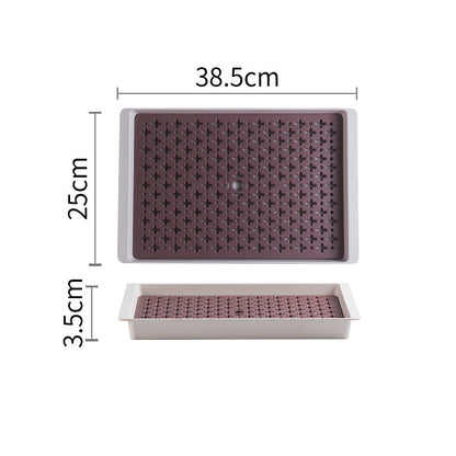 Tray Tabletop Storage Tray Tea Set Drain Tray