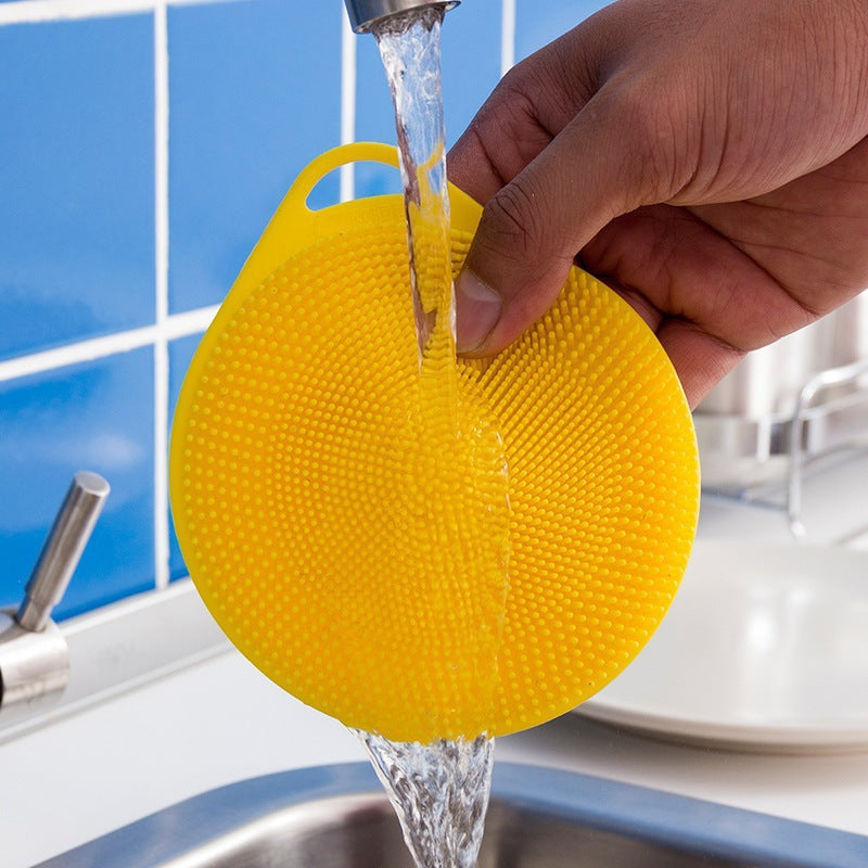 Multifunction Silicone Dish Bowl Cleaning Brush Magic Scouring Pad Pot Pan Wash Brushes Kitchen Washing Tool