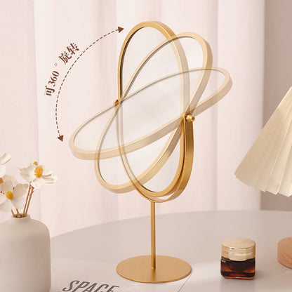 Household Lightweight Desktop Makeup Mirror for Bedroom Dressing Table