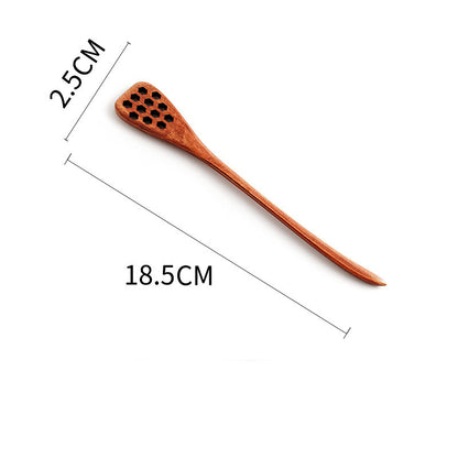 Environmentally Friendly Nanmu Long Handle Spoon