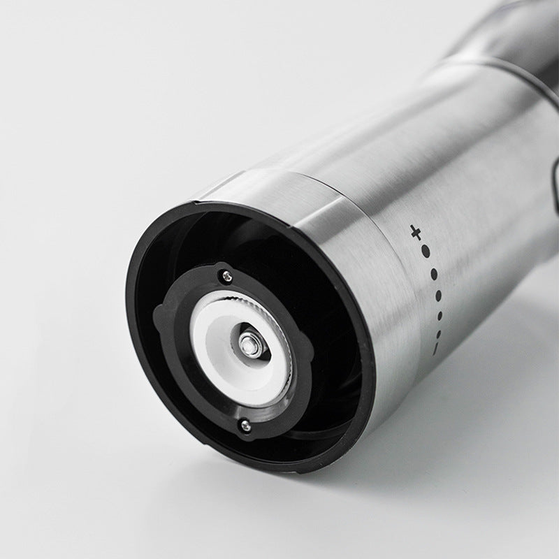 USB Rechargeable Electric Coffee Grinder – Stainless Steel Adjustable Coffee Bean Grinder