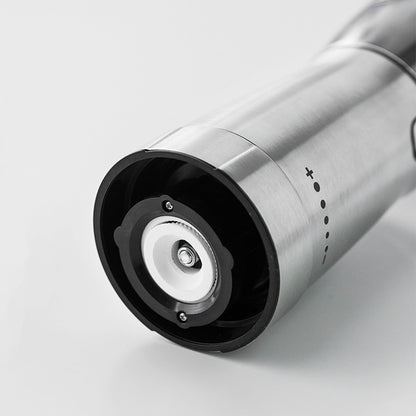 USB Rechargeable Electric Coffee Grinder – Stainless Steel Adjustable Coffee Bean Grinder
