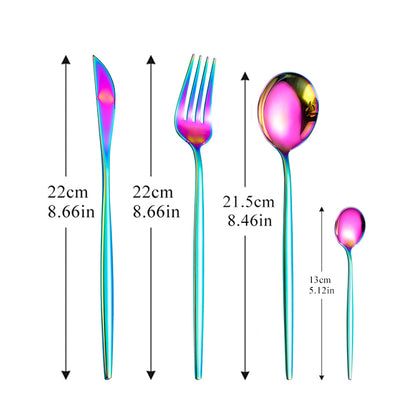 4-piece Stainless Steel Western Cutlery Set