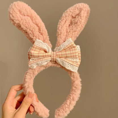 Cute Face Wash Hair Bands Female Cartoon Headwear Hair Band Headband Apply