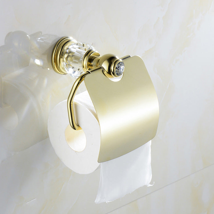 Toilet Paper Towel Holder Hand Box Paper Roll Holder Toilet Paper Towel Holder Gold