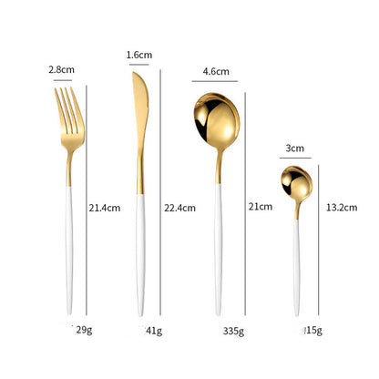4-piece Stainless Steel Western Cutlery Set