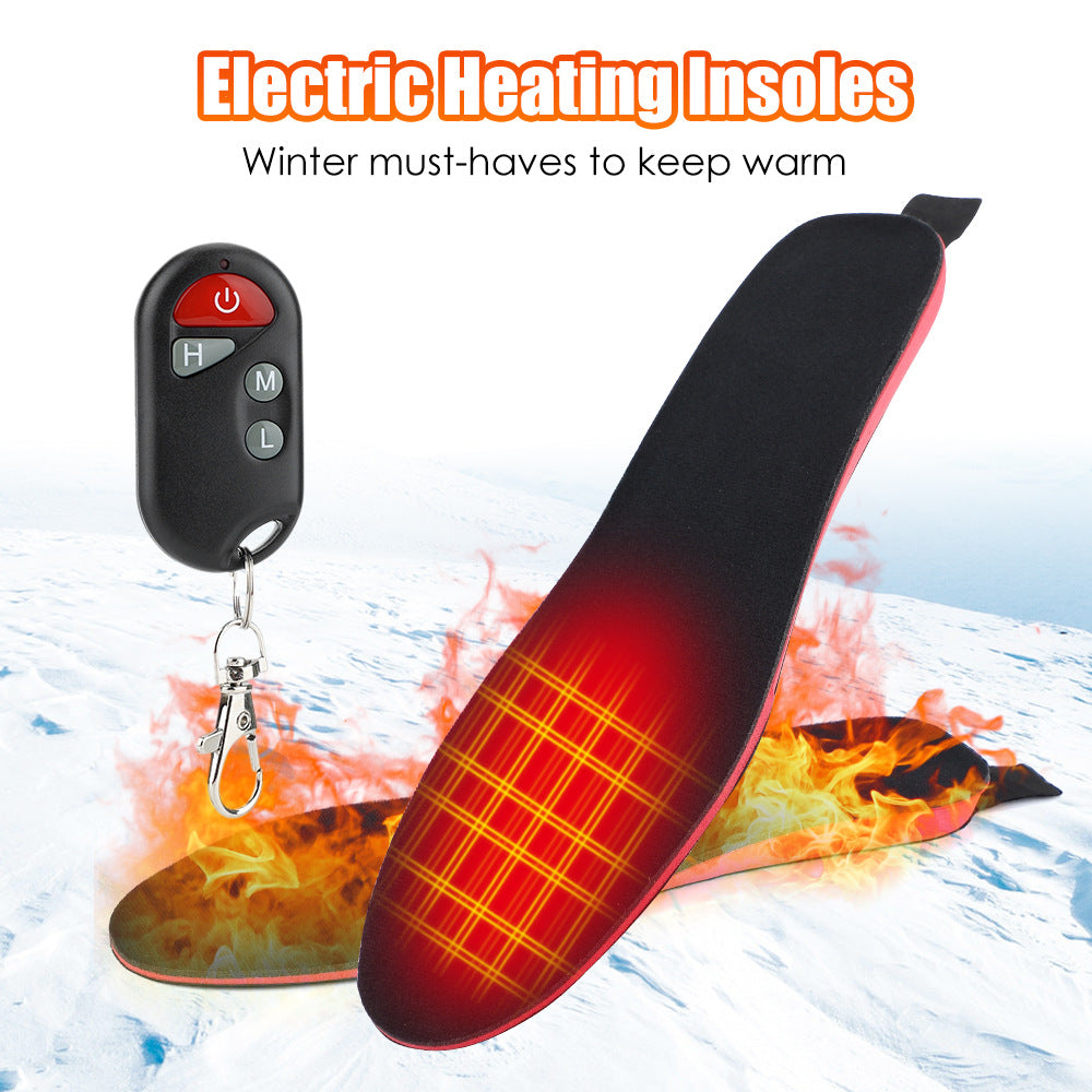 Rechargeable Electric Heated Insoles – Adjustable Warm Insole Pads for Men & Women
