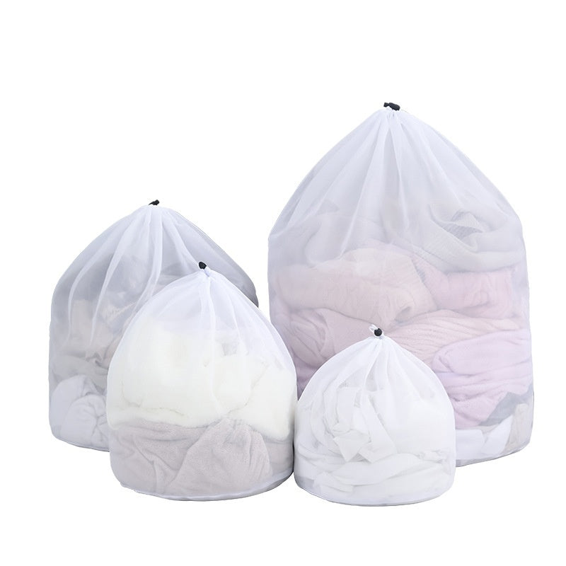 Drawstring Laundry Bag Fine Mesh Thick Thick Drawstring