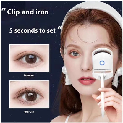 Electric Eyelash Curler Electric Ironing Eyelash Curler Wide Angle Clip Curler Fast Shaping Long-lasting Eyelash Artifact