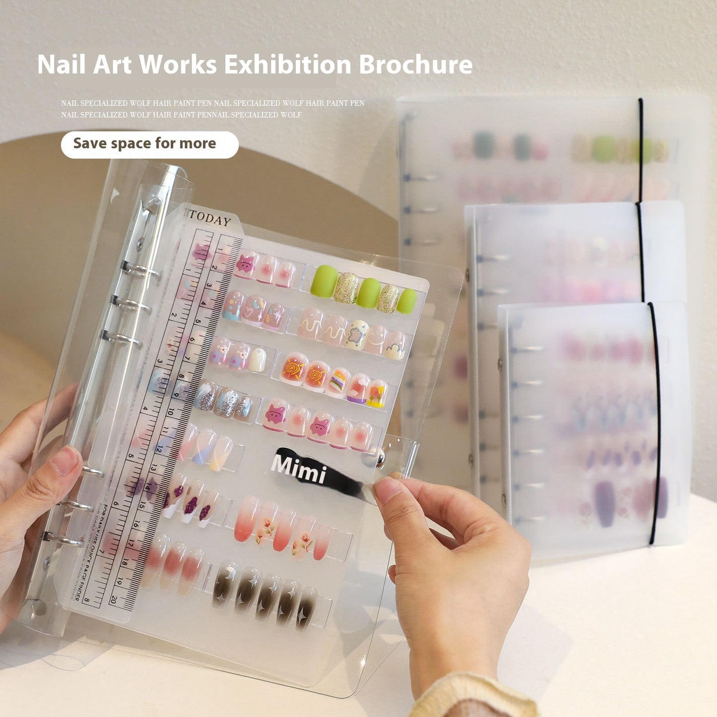 Wear Storage Nail Art Style  Book