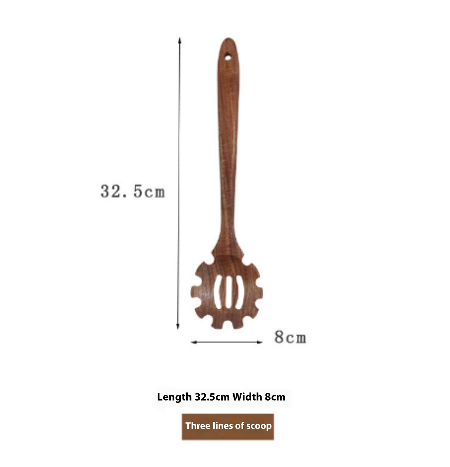 Thailand Teak art Natural Wood table Spoon Ladle Turner Long Rice Colander Soup Skimmer Cooking Spoons Scoop Kitchen Tool Set